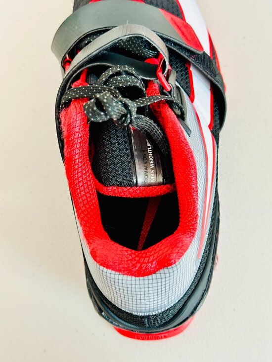 NEW NIKE ROMALEOS 4 BLACK UNIVERSITY RED WHITE WEIGHTLIFTING SHOES MEN\'S 9 main image 10